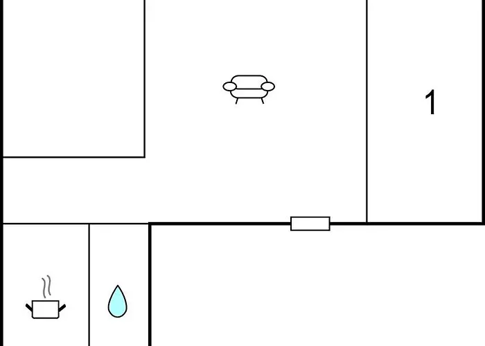 1 Bedroom Stunning In アパート